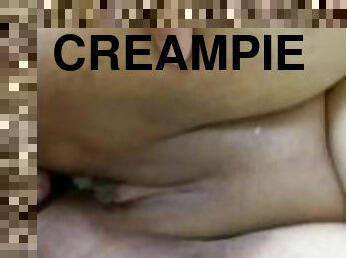 Hot wet creampie from my sugar daddy