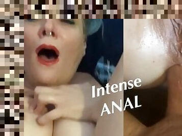 Straight To The Ass! Intense Amateur Anal Fuck & Creampie