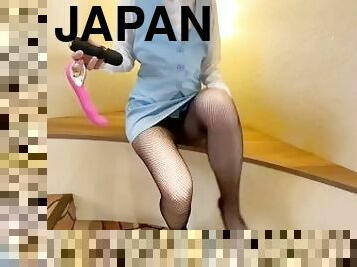 mastubasi, tua, orgasme, muncrat, amatir, jepang, stocking-stockings, lebih-tua