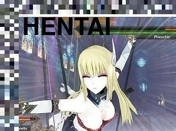 amatööri, blondi, anime, hentai