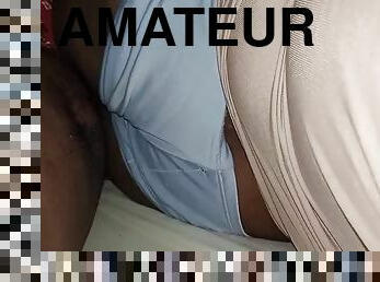 fusk, pussy, kone, amatør, ebony, milf, hardcore, mamma, creampie, svart