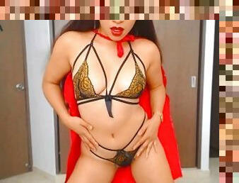 Superwoman cosplay outfit more lingerie try ons