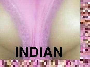 Young indian wife oil booty massage