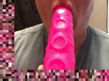 I Suck On A monster dildo for You????