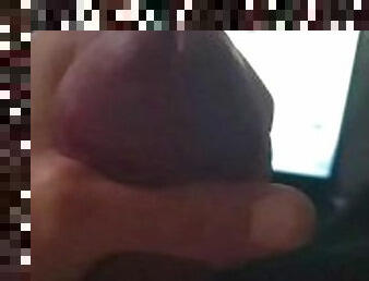 Cumming while watching porn