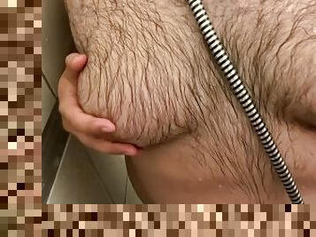 My Moobs in the Shower