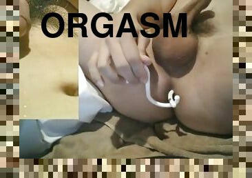 Hand free seminal vesicle(prostate) orgasm and cum