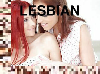 Redheads And Lesbian Lovemaking With Antonia Sainz And Kattie Gold