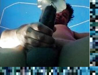 Using My Fleshlight On My 9 Inch BBC