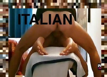 analno, umazano, italijanka, rit-butt