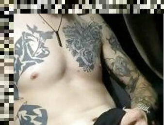 Jerking off in my car naked and talking dirty till I cum