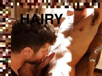Big Hairy Cock Worship Hairy Armpit Sniffing Straight Gay Cock Sucking Blowjob