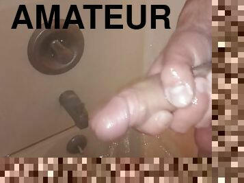 Shower masturbation