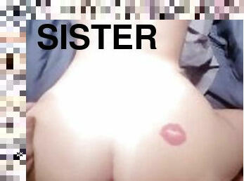 Hot young step sister twerk doggystyle