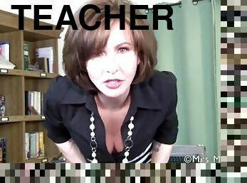 tanárnő, dögös-macák, asszonyok, nézőpont, fantázia, fétis, megalázva, barna, fasz