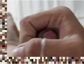 fisting, masturbation, orgasme, giclée, amateur, ejaculation-sur-le-corps, ados, gay, maison, branlette