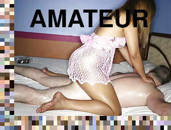 Big butt amateur Thai cutie provides sex massage for a white tourist client