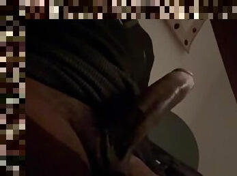 Hot Black Teen plays with himself POV