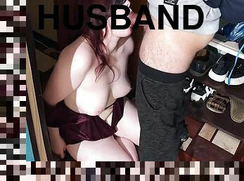 Correctly Met Her Husband From Work And Sucked His Cock