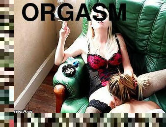 Loud Smoking Orgasm