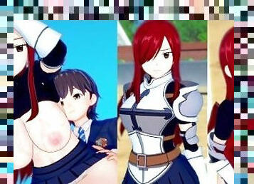 ??????????????????? ??? 3DCG???????[Hentai Game Koikatsu! FAIRY TAIL Erza(Anime 3DCG Video)]