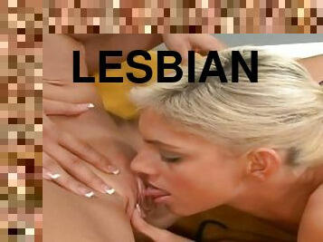 Two Cute Sporty Teens Having Pussy Licking Lesbian Scene