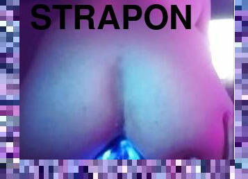 strapon, amaterski, analano, homo, pov, europljani, europski, jahanje, dildo, twink