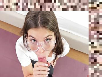 Casting Skinny And Tiny Russian Student With Glasses 13 Min With Stefany Kyler And Nata Paradise