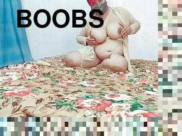 Chubby Bbw Girl Showing Boobs In Hijab