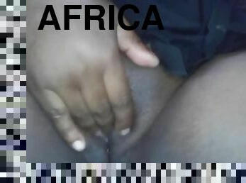 klitoris, feit, onani, orgasme, offentlig, pussy, bbw, lubben, afrikansk