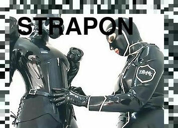 strapon, leke, latex