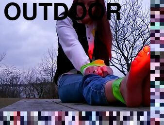 Outdoor Barefoot Bondage