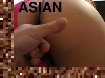 Asian slut milf sucks and fucks