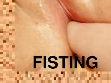 fisting, fitta-pussy, amatör, milf, leksak, bbw, pov, brittisk, dildo