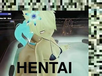 Things Turn Steamy in Trans Vtuber's VRchat Hot Tub Stream