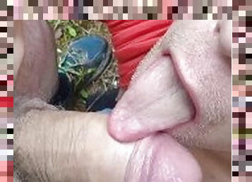 Blowjob Cum on face and swallow