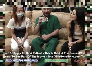 Blaire Celeste Gets Yearly Gyno Exam From Doctor Tampa & Nurse Stacy Shepard Caught Little Cameras!!