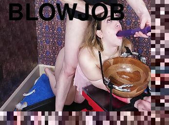 Cum Eating Slut Dominated In Blowjob Sesh 4 Min - Lexi Grey