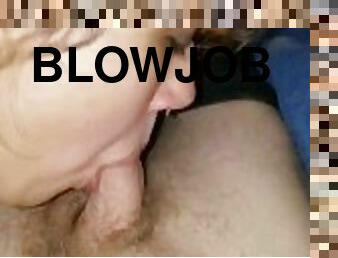 Submissive blowjob