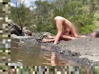Public Fucking in National Park at bottom of Gorge