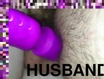 Husband fucks naughty wife while on period