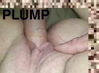 Bbw plump pussy stroking