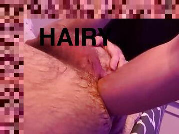 19 year old college twink gets hairy hole fisted