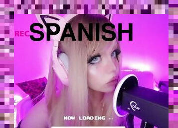 KAWAII BIG TITS GIRL TRIES TO SPEAK SPANISH