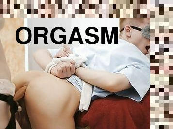 orgasme, strapon, anal, slave, sperm, knepning-fucking, dildo, elskerinde, jomfru-virgin, dominans