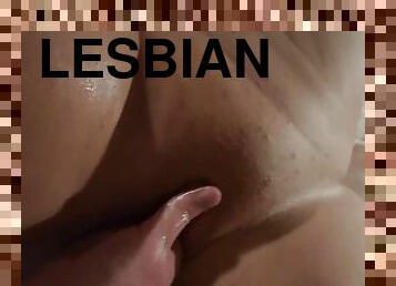 orgasme, vagina-pussy, lesbian-lesbian, permainan-jari, kotor