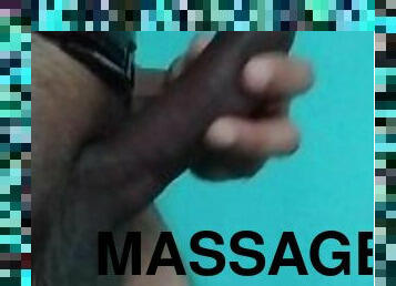 homosexuell, massage, schwarz, böse, allein, glied