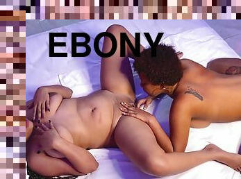 Ebony Teenage Lesbian Girl Licking And Fingering My Big Clit Wet Pussy