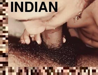 Indian wife sucked and fucked at night