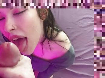Hot Cumshot Compilation, Cum on Face and Sloppy Blowjob